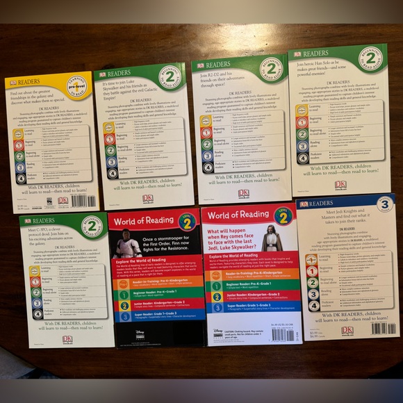 8 Star Wars Early Reading Books - Picture 2 of 14